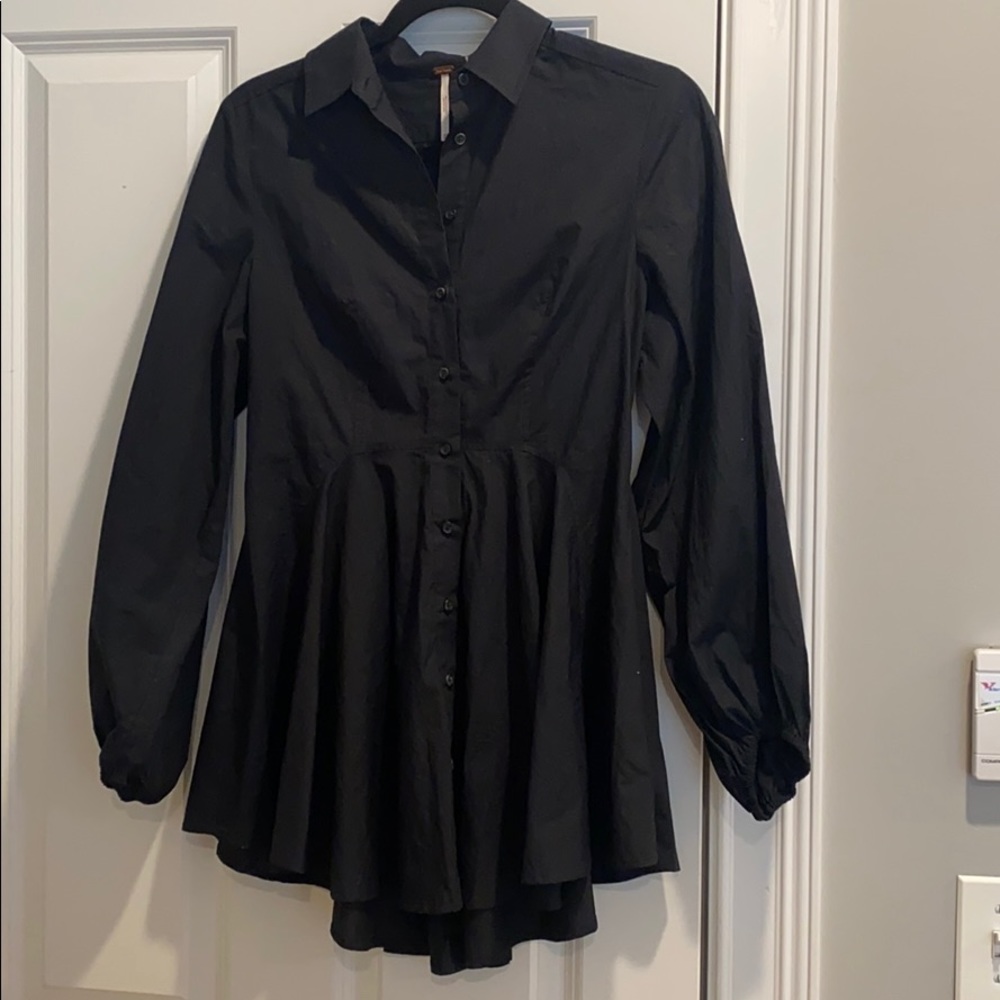 Free People peplum blouse